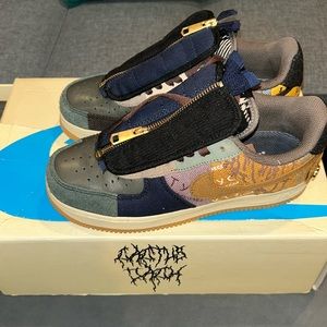 Travis Scott AF1 - men’s size 7 - worn once, in perfect condition with box